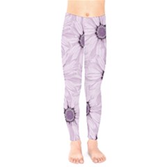 Background Desktop Flowers Lilac Kids  Legging by Sapixe