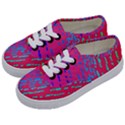 Background Desktop Mosaic Raspberry Kids  Classic Low Top Sneakers View2