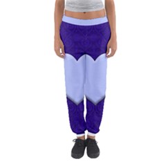 Background Texture Heart Wings Women s Jogger Sweatpants by Sapixe