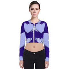 Background Texture Heart Wings Bomber Jacket by Sapixe