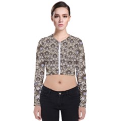 Background Flowers Bomber Jacket by Sapixe