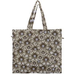 Background Flowers Canvas Travel Bag