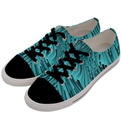 Design Backdrop Abstract Wallpaper Men s Low Top Canvas Sneakers by Sapixe