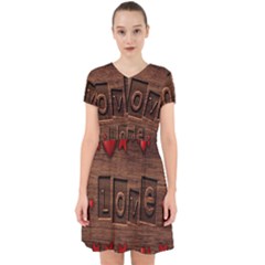 Background Romantic Love Wood Adorable In Chiffon Dress by Sapixe