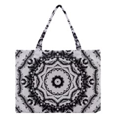 Abstract Pattern Fractal Medium Tote Bag by Sapixe