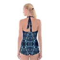 Abstract Fractal Magical Boyleg Halter Swimsuit  View2