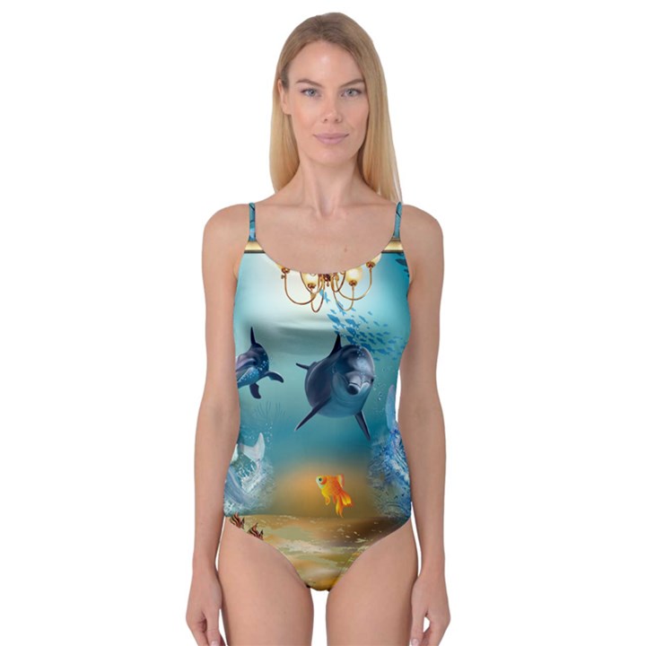 Dolphin Art Creation Natural Water Camisole Leotard 