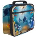 Dolphin Art Creation Natural Water Full Print Lunch Bag View3