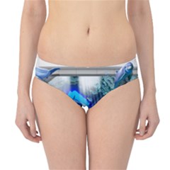 Dolphin Art Creation Natural Water Hipster Bikini Bottoms by Sapixe