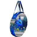 Dolphin Art Creation Natural Water Giant Round Zipper Tote View3