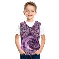 Purple Abstract Art Fractal Kids  Sportswear by Sapixe