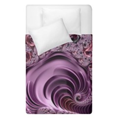 Purple Abstract Art Fractal Duvet Cover Double Side (single Size) by Sapixe