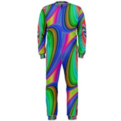 Ellipse Pattern Elliptical Fractal Onepiece Jumpsuit (men) 