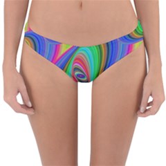 Ellipse Pattern Elliptical Fractal Reversible Hipster Bikini Bottoms by Sapixe