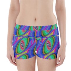 Ellipse Pattern Elliptical Fractal Boyleg Bikini Wrap Bottoms by Sapixe