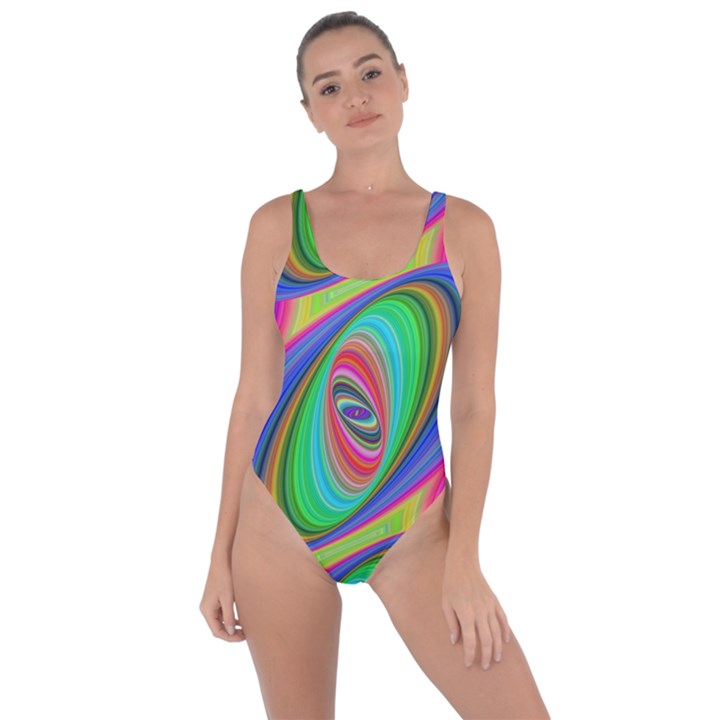 Ellipse Pattern Elliptical Fractal Bring Sexy Back Swimsuit