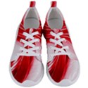 Flame Red Fractal Energy Fiery Women s Lightweight Sports Shoes View1