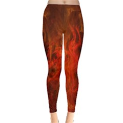 Fractal Abstract Background Physics Leggings  by Sapixe