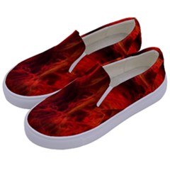 Fractal Abstract Background Physics Kids  Canvas Slip Ons by Sapixe