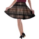  Fractal Art Design Geometry A-line Skater Skirt View2