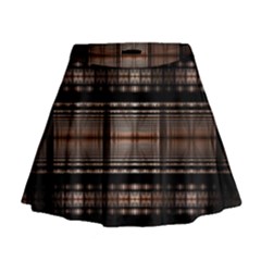  Fractal Art Design Geometry Mini Flare Skirt by Sapixe