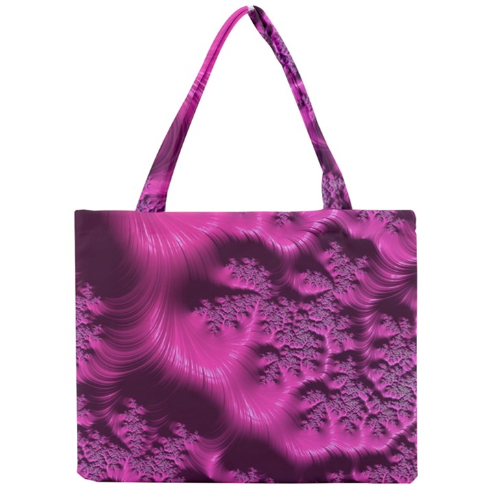 Fractal Artwork Pink Purple Elegant Mini Tote Bag