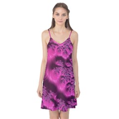 Fractal Artwork Pink Purple Elegant Camis Nightgown by Sapixe