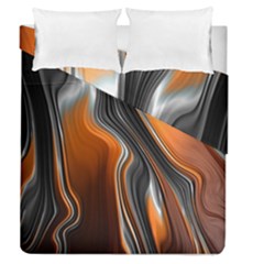 Fractal Structure Mathematics Duvet Cover Double Side (queen Size) by Sapixe