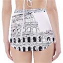 Line Art Architecture High-Waisted Bikini Bottoms View2