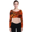 Leaf Autumn Nature Background Velvet Crop Top View1