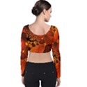 Leaf Autumn Nature Background Velvet Crop Top View2