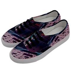 Industry Fractals Geometry Graphic Men s Classic Low Top Sneakers by Sapixe