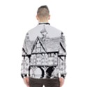 Line Art Architecture Vintage Old Windbreaker (Men) View2