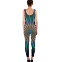 Fractal Peacock Rendering One Piece Catsuit View2