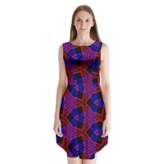 Pattern Abstract Wallpaper Art Sleeveless Chiffon Dress  