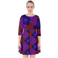 Pattern Abstract Wallpaper Art Smock Dress by Sapixe