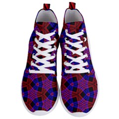 Pattern Abstract Wallpaper Art Men s Lightweight High Top Sneakers by Sapixe