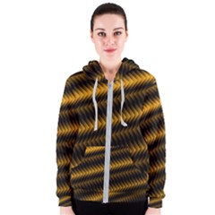 Ornament Stucco Close Pattern Art Women s Zipper Hoodie by Sapixe