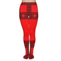 Sierpinski Carpet Plane Fractal Women s Tights by Sapixe