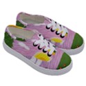 Pine Trees Trees Sunrise Sunset Kids  Classic Low Top Sneakers View3