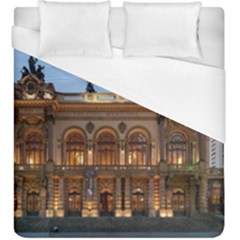 Municipal Theatre Of Sao Paulo Brazil Duvet Cover (king Size) by Sapixe