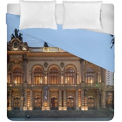 Municipal Theatre Of Sao Paulo Brazil Duvet Cover Double Side (king Size) by Sapixe