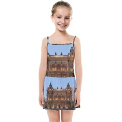 Municipal Theatre Of Sao Paulo Brazil Kids Summer Sun Dress by Sapixe