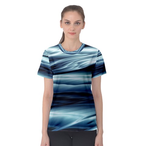 Texture Fractal Frax Hd Mathematics Women s Sport Mesh Tee by Sapixe