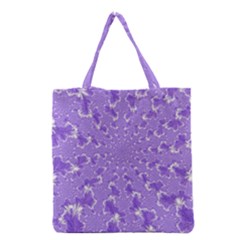 Wallpaper Mandelbrot Desktop Art Grocery Tote Bag by Sapixe