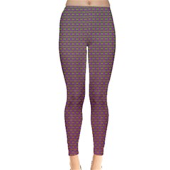 Woven Hexagrams Leggings  by G33kChiq