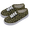 Golden Ornate Intricate Pattern Kids  Classic Low Top Sneakers View2