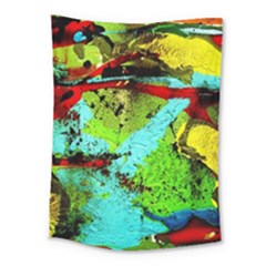 Yellow Dolphins   Blue Lagoon 6 Medium Tapestry by bestdesignintheworld