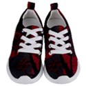 Red And Grey Silhouette Palm Tree Kids  Lightweight Sports Shoes View1