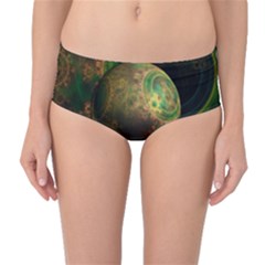 Tiktok s Four-dimensional Steampunk Time Contraption Mid-waist Bikini Bottoms by jayaprime